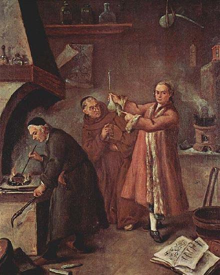 Pietro Longhi Die Alchemisten